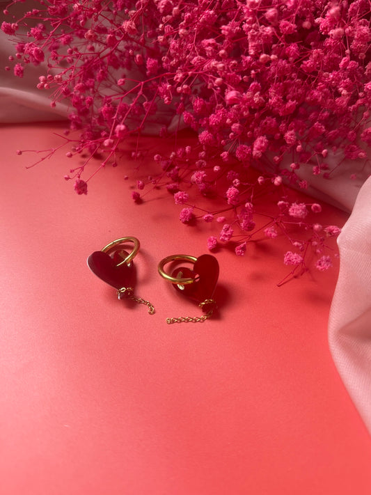 Créoles interchangeables Cœur Ballon