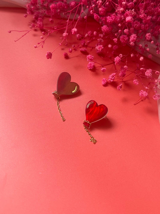 ❤️ Puces d’Oreille Cœur Ballon