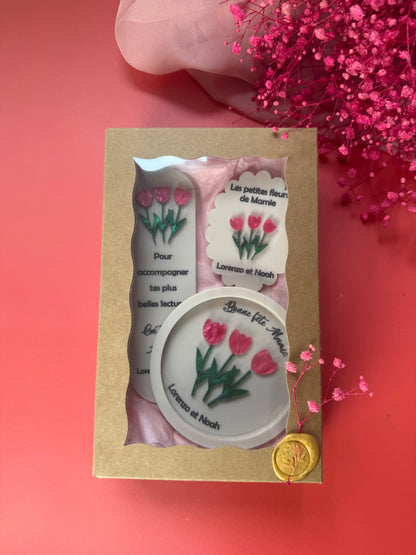 Coffret Collection Tulipes à composer – Cadeau personnalisé prêt à offrir