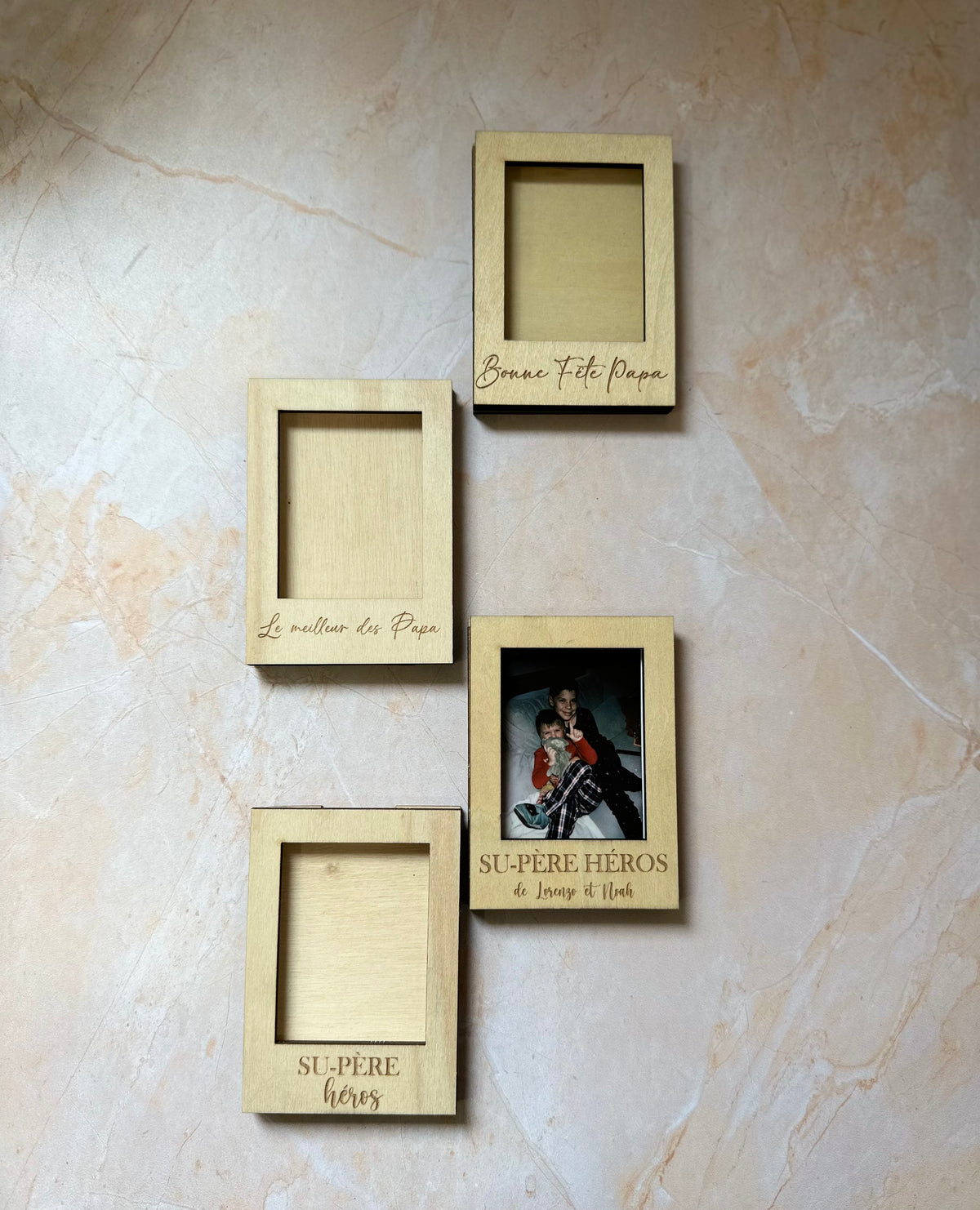 Lot De 20 Cadres Photo Magnétiques Noir 9x6 Cm - Pour Frigo, Tableau Blanc, Photos Instax Mini
