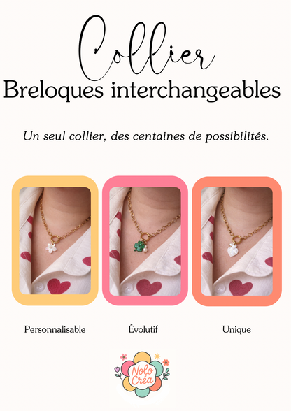 Collier à breloques interchangeables – Des centaines de possibilités ✨